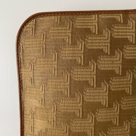 LANVIN Stamped Vintage Clutch Canvas Purse 👛 - Picture 6 of 14